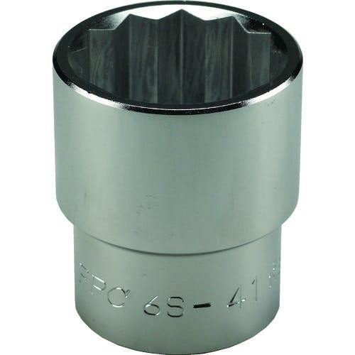 フラッシュツール ソケット 12角 差込角19.0mm 対辺41mm 1.5/8 6S-41 ソケット(ソケット) フラッシュツール ソケット 12角 差込角19.0mm 対辺41mm 1.5/8 6S-41 ソケット(ソケット)