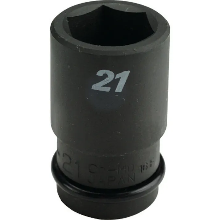 【CAINZ-DASH】フラッシュツール インパクト用セミロングソケット 6角 差込角12.7mm 対辺24mm 1/2WA-24【別送品】