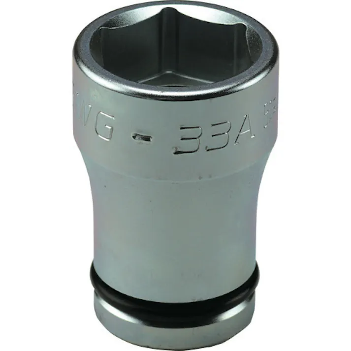 【CAINZ-DASH】フラッシュツール インパクト用スーパースリム浅口ソケット 6角 差込角19mm 対辺41mm 6WG-41A【別送品】