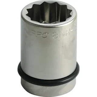 【CAINZ-DASH】フラッシュツール ナットランナー用ロングソケット 差込25.4mm 対辺33mm 8NR-33L【別送品】