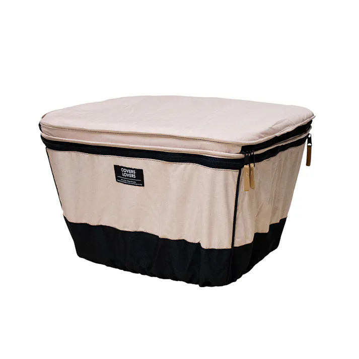 COVERS LOVERS4 2段式前カゴカバースタンダード 杢ベージュ