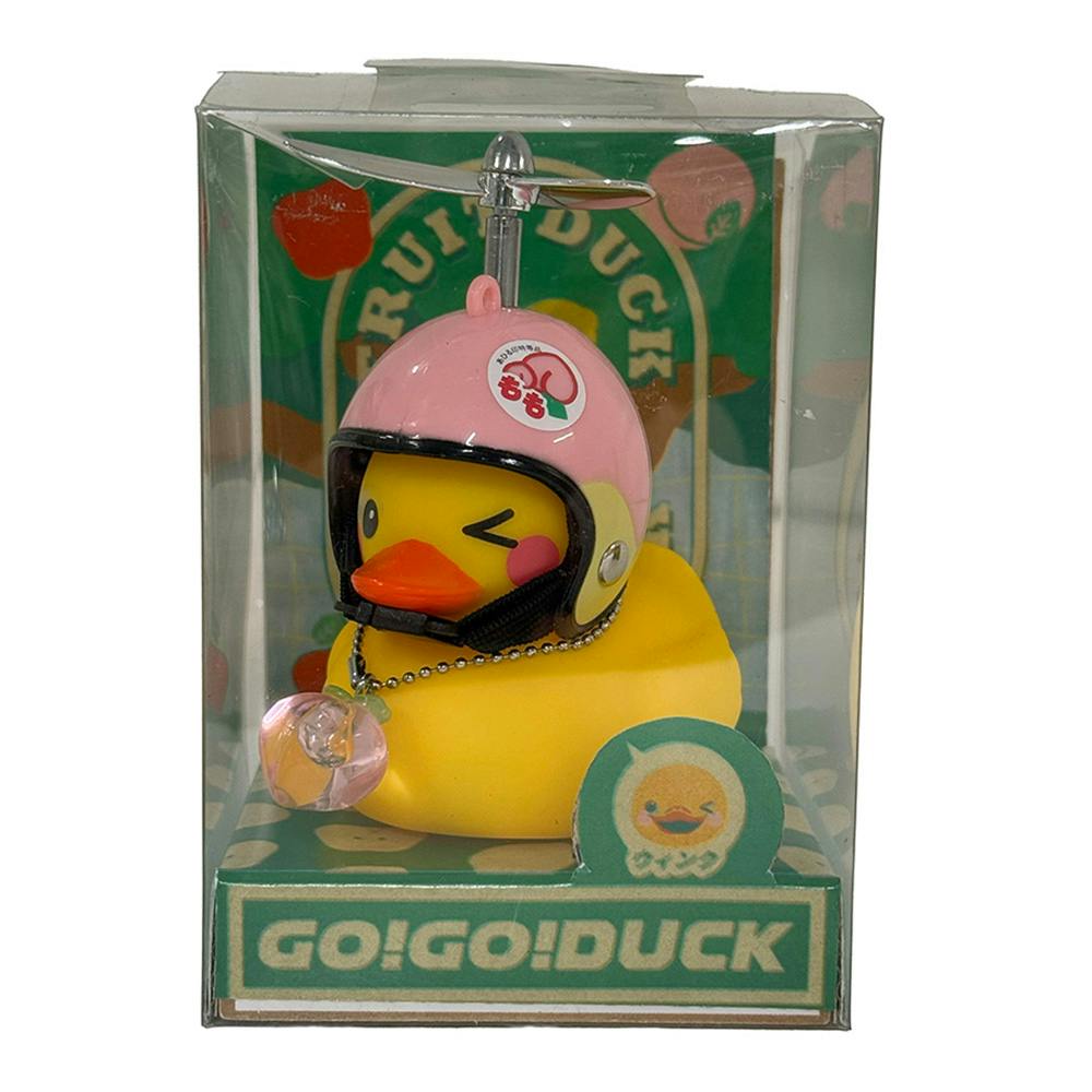 GO！GO！DUCK！ ライト＋ホーン フルーツ モモさん