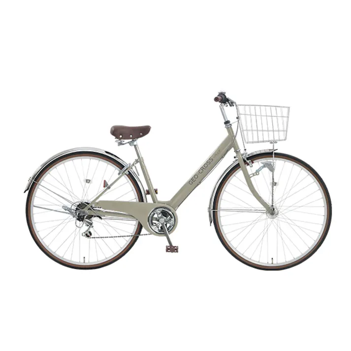 【自転車】NORNO ノルノ GEO CROSS PLUS ジオクロス プラス 27インチ 外装6段 GCP76C グレージュ