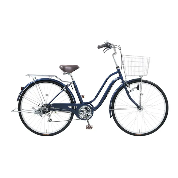 【自転車】W-one ダブルワン 26インチ 外装6段 DOS66C マットシルクネイビー