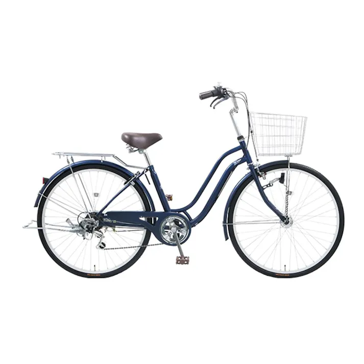 【自転車】W-one ダブルワン 26インチ 外装6段 DOS66C マットシルクネイビー