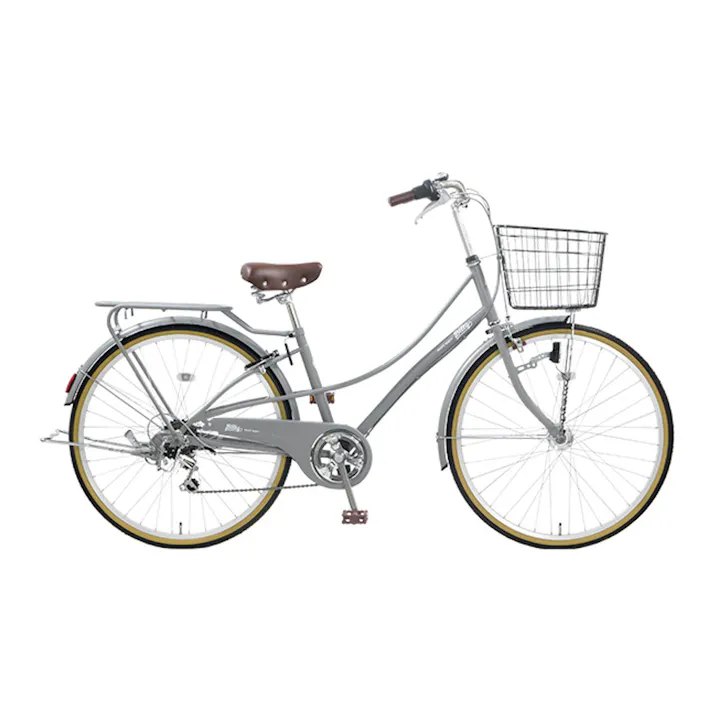 【自転車】Beleg ベレッグ 26インチ 外装6段 BES66C マットグレー