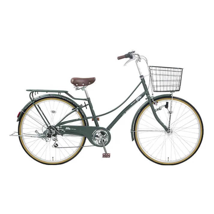 【自転車】Beleg ベレッグ 26インチ 外装6段 BES66C マットオリーブドラブ