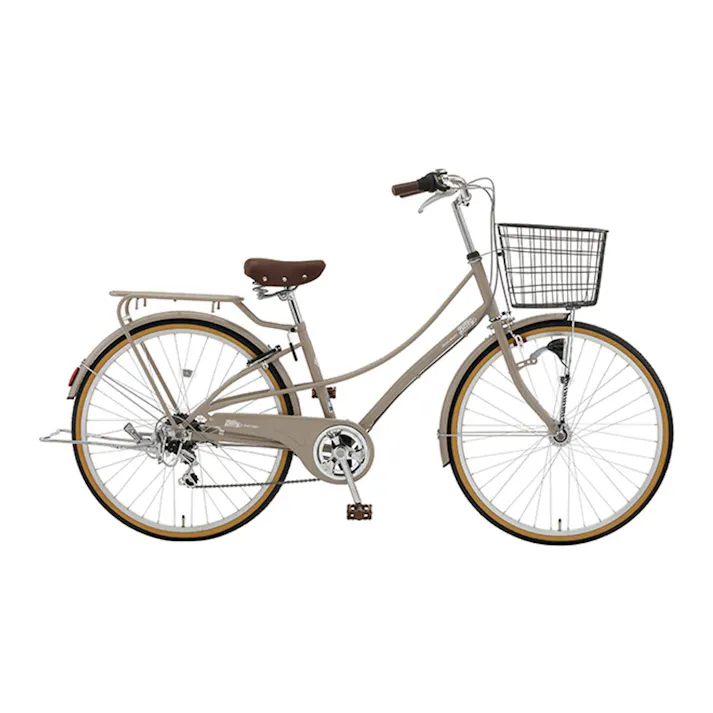 【自転車】Beleg ベレッグ 26インチ 外装6段 BES66C グレージュ