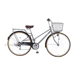 【自転車】Beleg Town ベレッグタウン 27インチ 外装6段 BET76C マットグレー