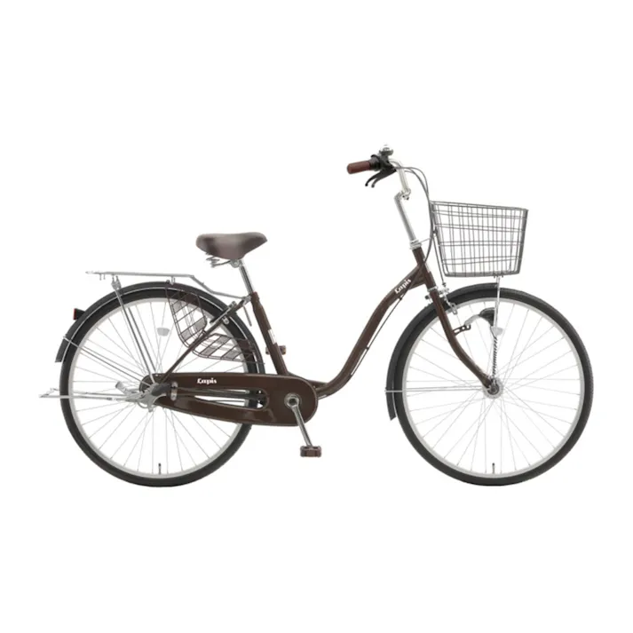 【自転車】Lapis ラピス 26インチ 内装3段 ダークブラウン