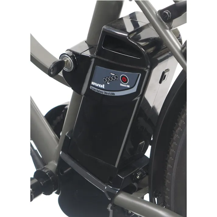 電動アシスト自転車 evol GTKW エヴォル GTKW 26インチ 6段変速 EGK66A ダークカーキ