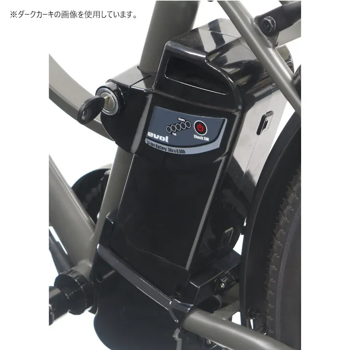 電動アシスト自転車 evol GTKW エヴォル GTKW 26インチ 6段変速 EGK66A マットモカベージュ