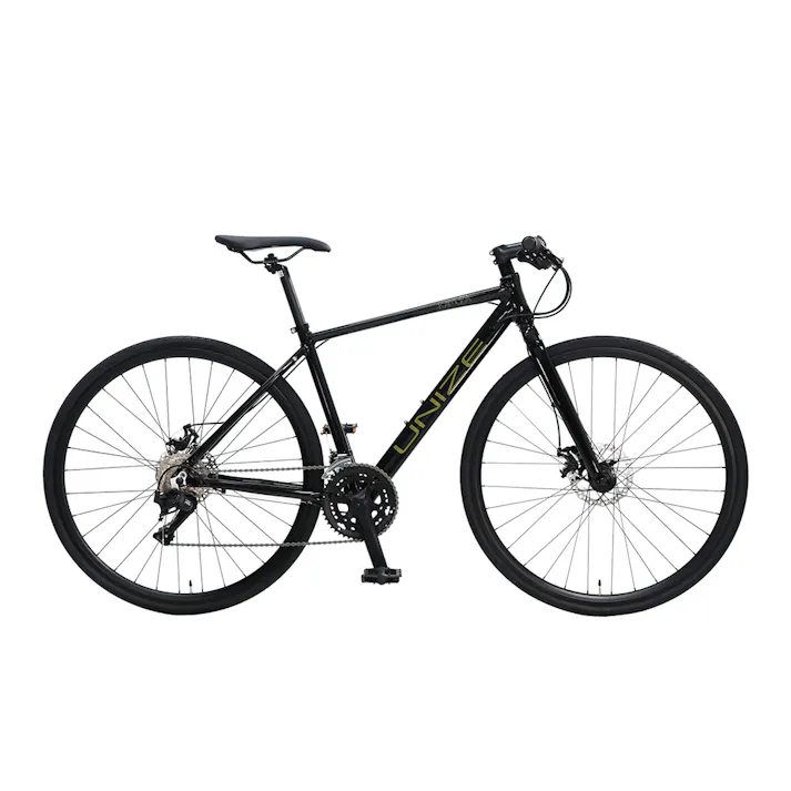 【自転車】26年モデル クロスバイク UNIZE KAMUZA 450mm 700 外装18段 UKM70B ブラック