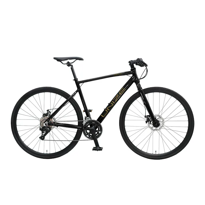 【自転車】26年モデル クロスバイク UNIZE KAMUZA 500mm 700 外装18段 ブラック UKL70B