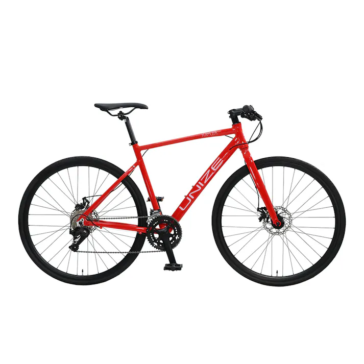 【自転車】26年モデル クロスバイク UNIZE KAMUZA 500mm 700 外装18段 UKL70B パッションレッド