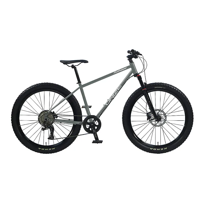【自転車】26年モデル マウンテンバイク UNIZE MUDHOPPER 430mm 27.5インチ 外装9段 UMM75B マンハッタングレー
