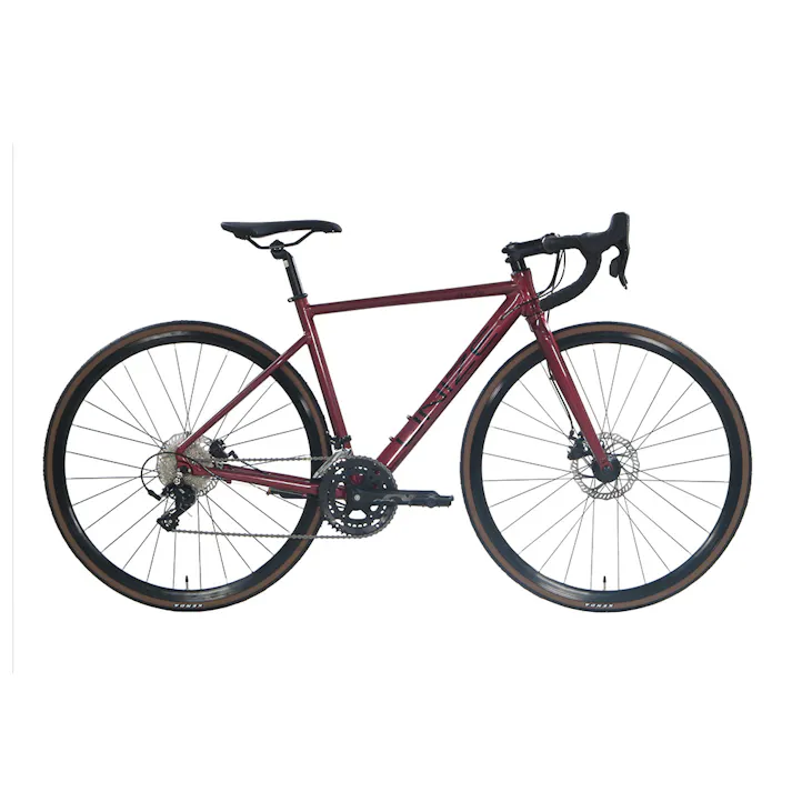 【自転車】26年モデル UNIZE AVIS ユナイズ アビス 480mm 700 外装18段 バーガンディ UAM70B