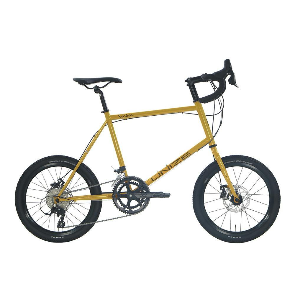 【自転車】26年モデル UNIZE ユナイズ SEEKER D500 USL08B 20インチ 外装16段 マスタードイエロー