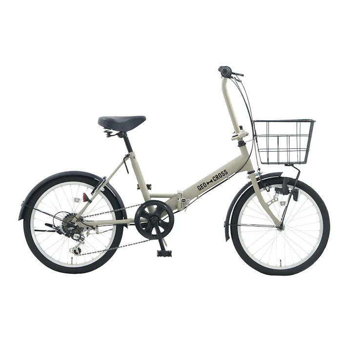 【自転車】26年モデル NORNO ノルノ 折りたたみ自転車 ジオクロスミニ GCM06D 20インチ 6段変速 グレージュ