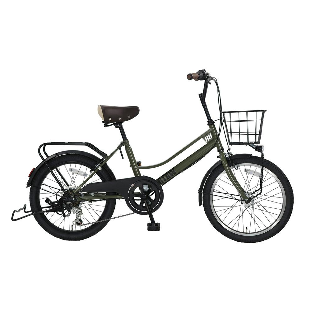 【自転車】NORNO ノルノ evol GTKW エヴォル GTKW ミニ206 GTK06A 20インチ 6段変速 ダークカーキ