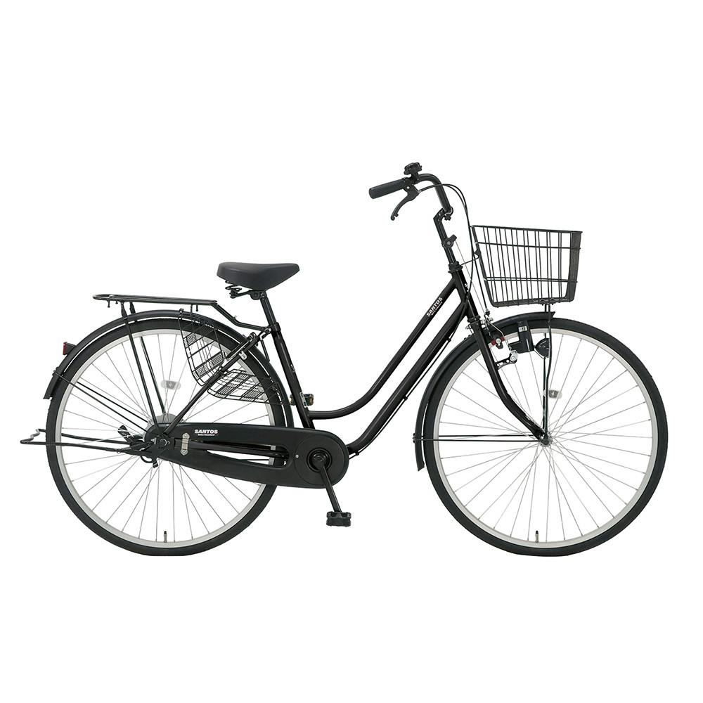 【自転車】シティサイクル santos サントス27 27インチ STS27D ツヤケシブラック