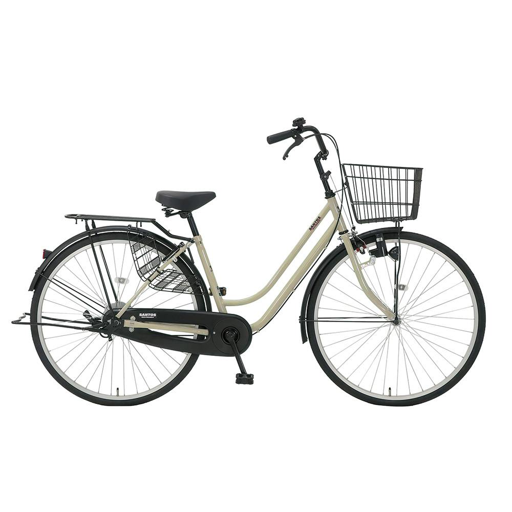 【自転車】シティサイクル santos サントス27 27インチ STS27D ミルクホワイト