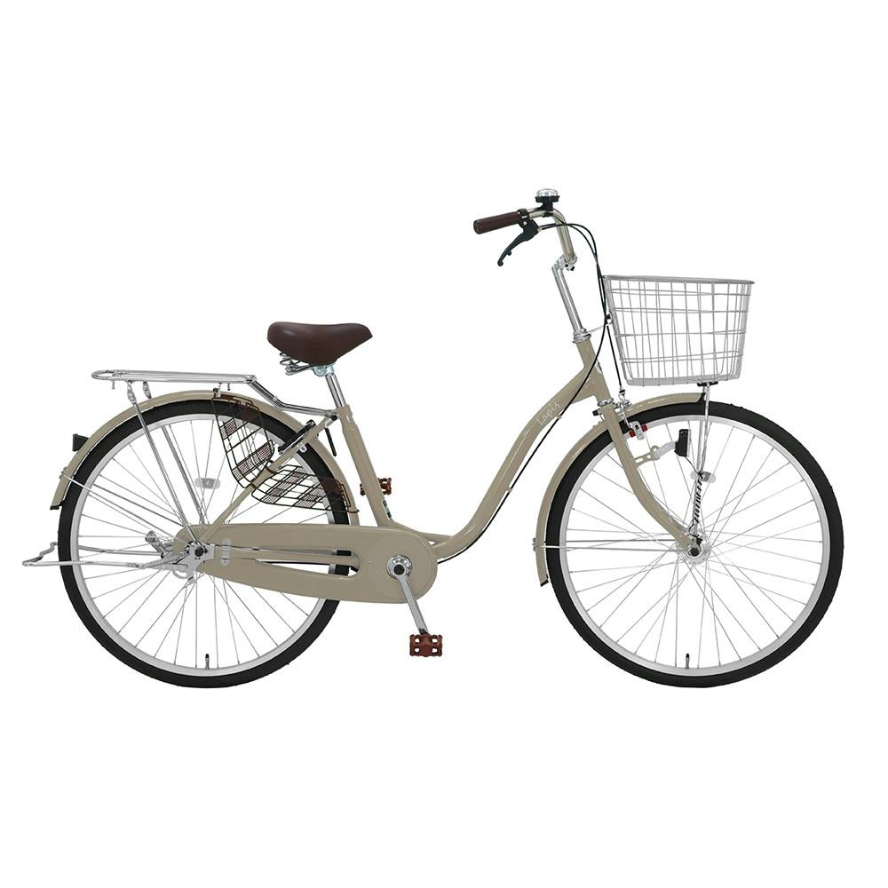 【自転車】26年モデル NORNO ノルノ ラピス Lapis 26インチ LPS26E ベージュ