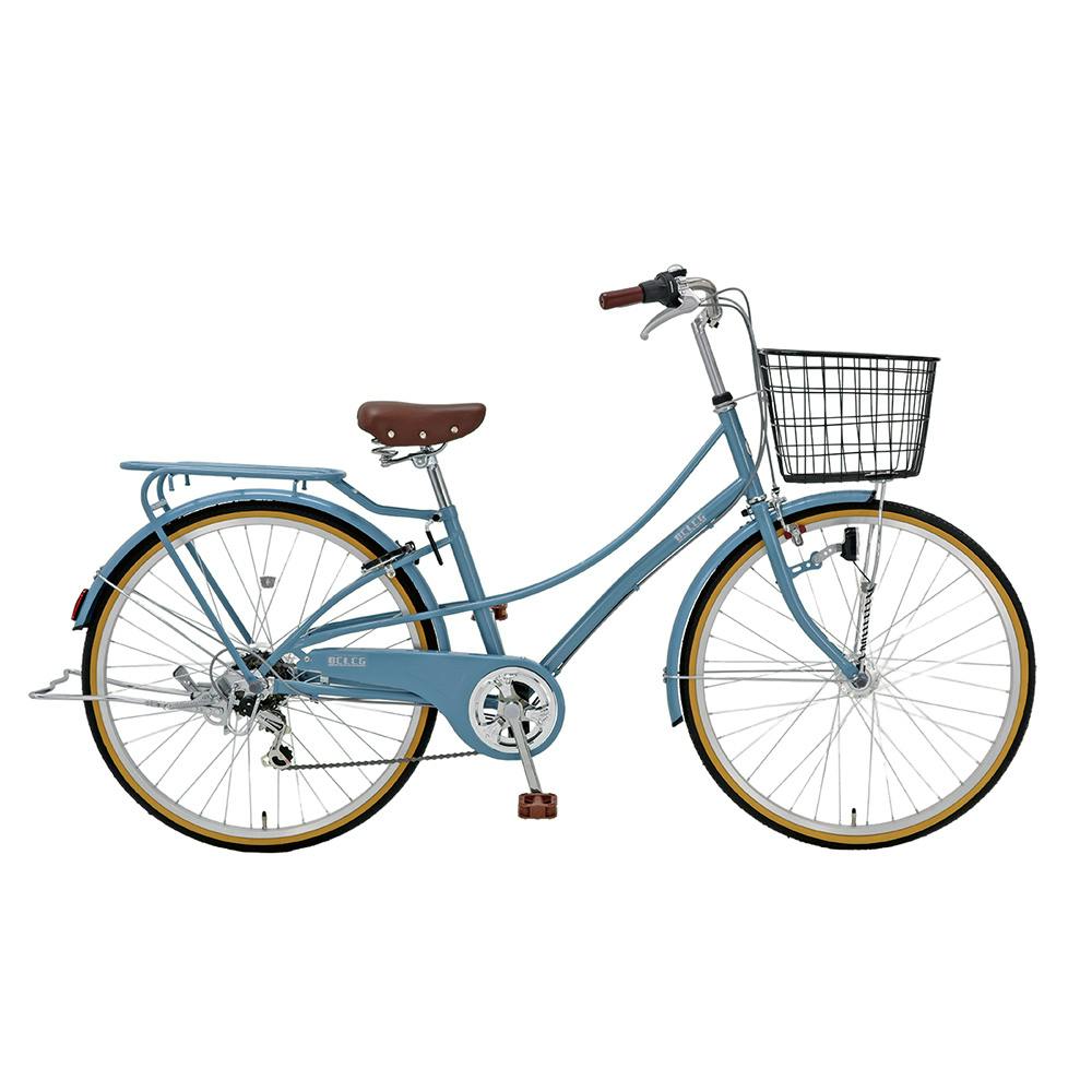 【自転車】26年モデル NORNO ノルノ ベレッグ BES66D 26インチ 6段変速 マスハナイロ