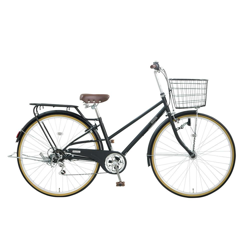 【自転車】26年モデル NORNO ノルノ Beleg Town ベレッグタウン BET76D 27インチ 6段変速 ツヤケシブラック