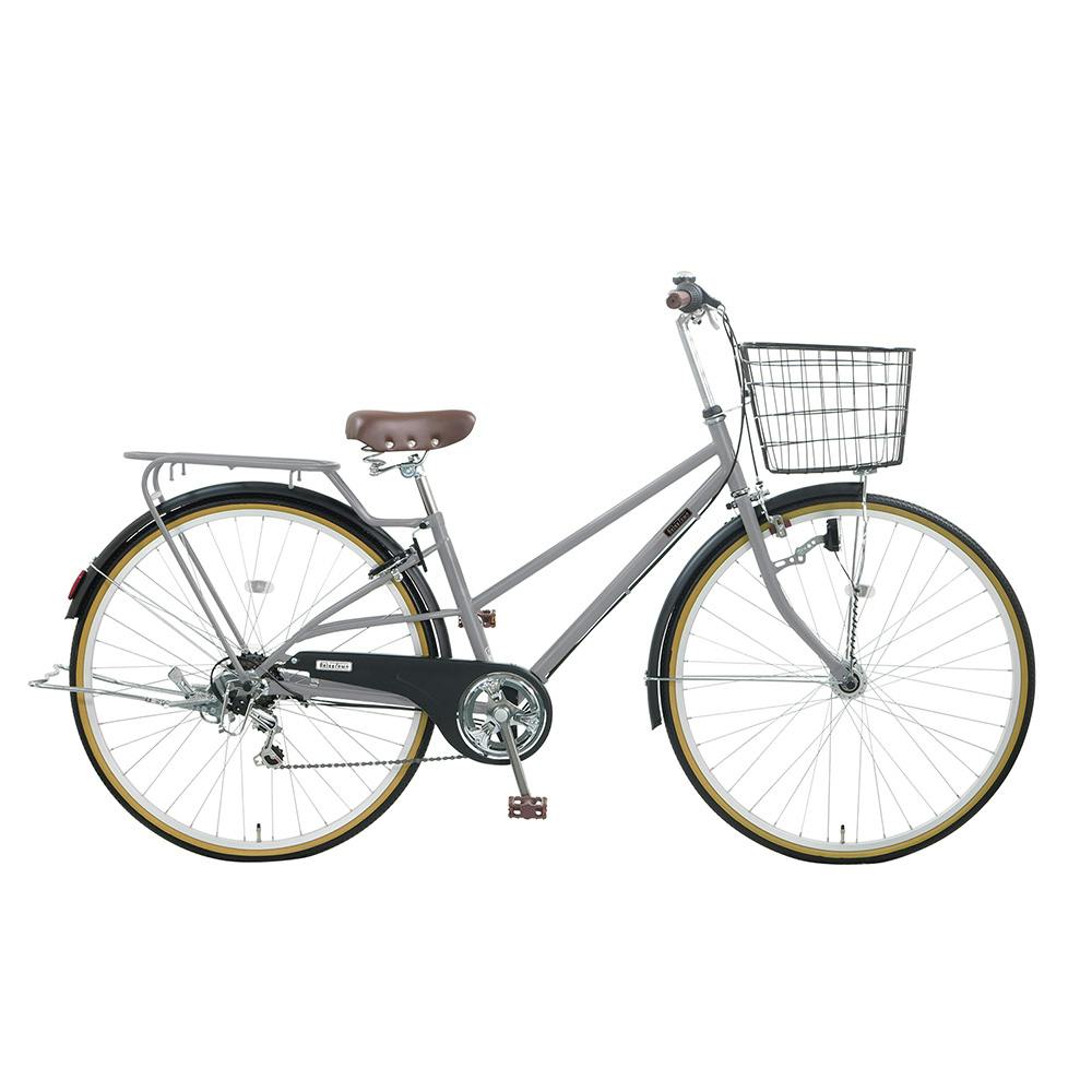 【自転車】26年モデル NORNO ノルノ Beleg Town ベレッグタウン BET76D 27インチ 6段変速 マットグレー