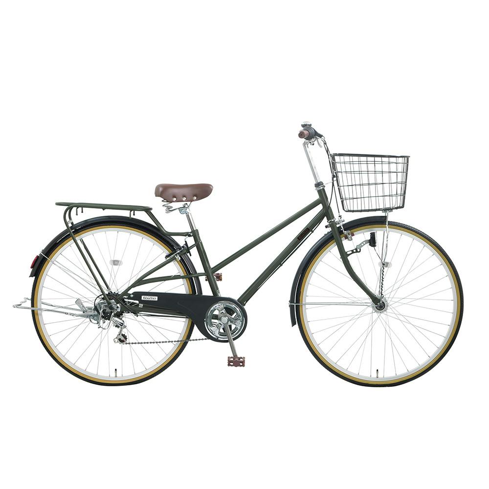 【自転車】26年モデル NORNO ノルノ Beleg Town ベレッグタウン BET76D 27インチ 6段変速 マットグリーン