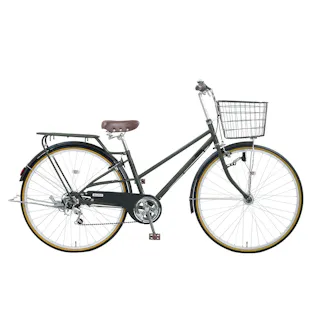 【自転車】26年モデル NORNO ノルノ Beleg Town ベレッグタウン BET76D 27インチ 6段変速 マットグリーン