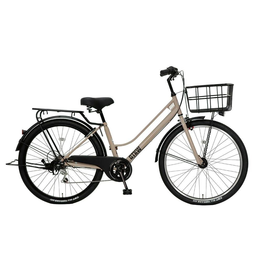 【自転車】26年モデル NORNO ノルノ GTKW275 GTK75A 27.5インチ 6段変速 マットモカベージュ