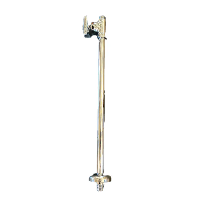 ストレート止水栓ハンドル式給水管 420mm セット品