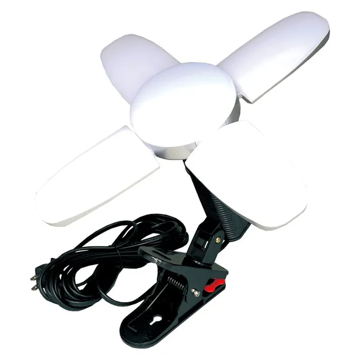 ウイングエース スーパールミネX 屋内用LED電球付きクリップ LA-4805-LED(販売終了)