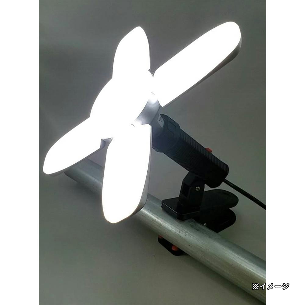 ウイングエース スーパールミネX60 屋内用LED電球付きクリップ
