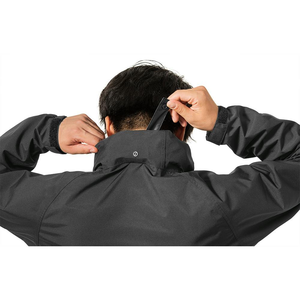 フレックスフィットレインスーツ ブラック L | 作業着・作業服・安全靴