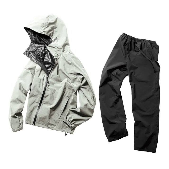 フレックスフィットレインスーツ グレー EL