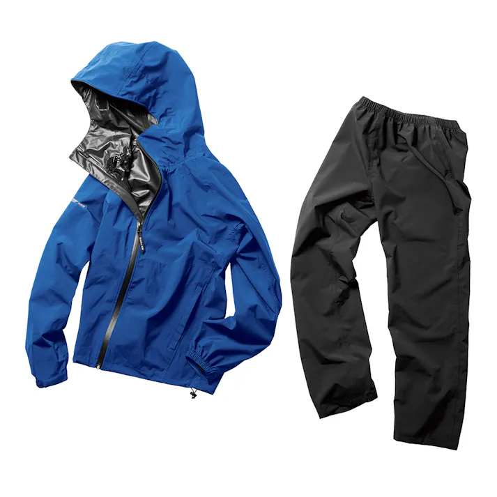 フレックスフィットレインスーツ ブルー EL