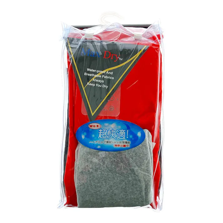 ハイブリッドレインスーツ レッド M