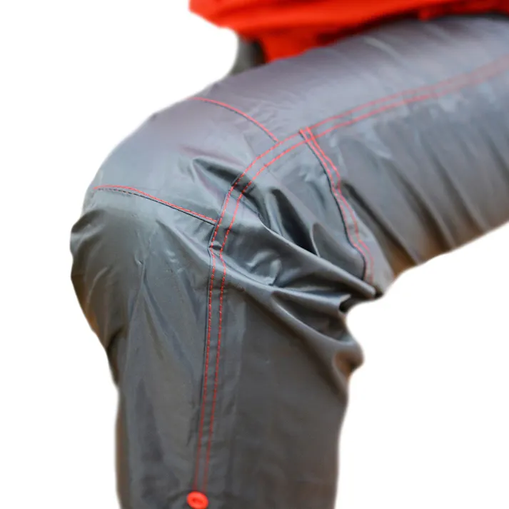 ハイブリッドレインスーツ レッド L
