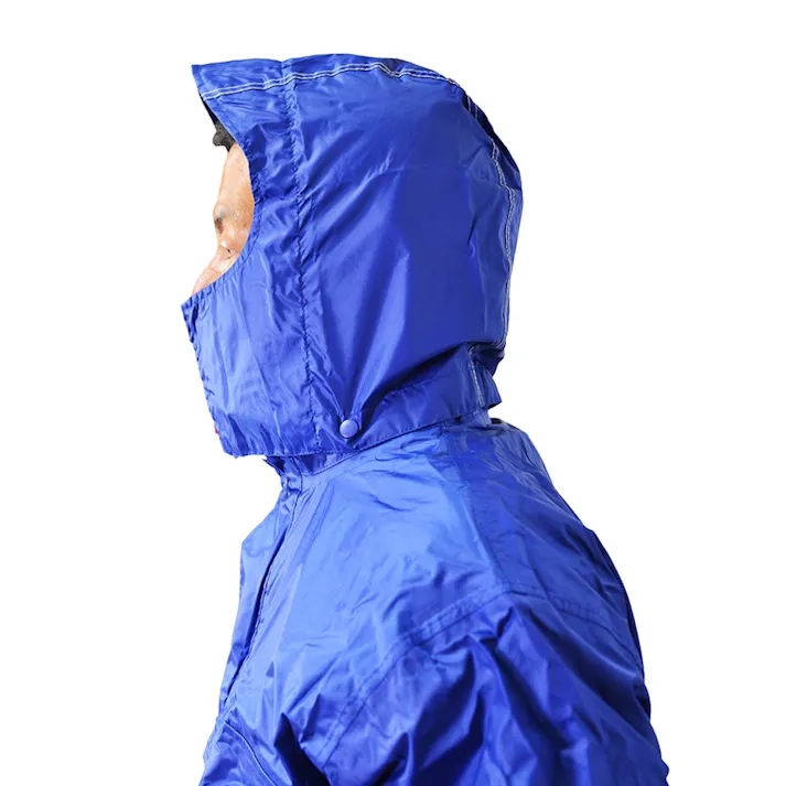 透湿 バリューレインスーツ ネイビーLL 7705