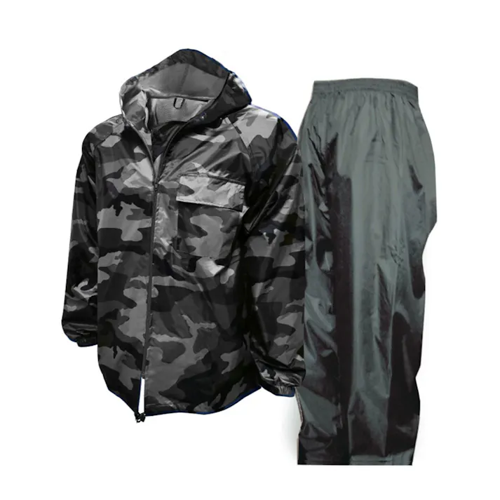 迷彩ネオレインワールド 迷彩グレー L