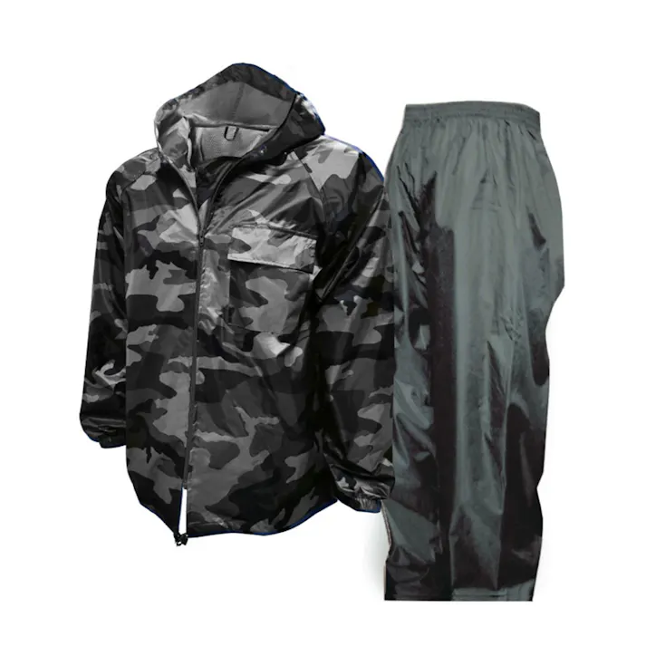 迷彩ネオレインワールド 迷彩グレー L