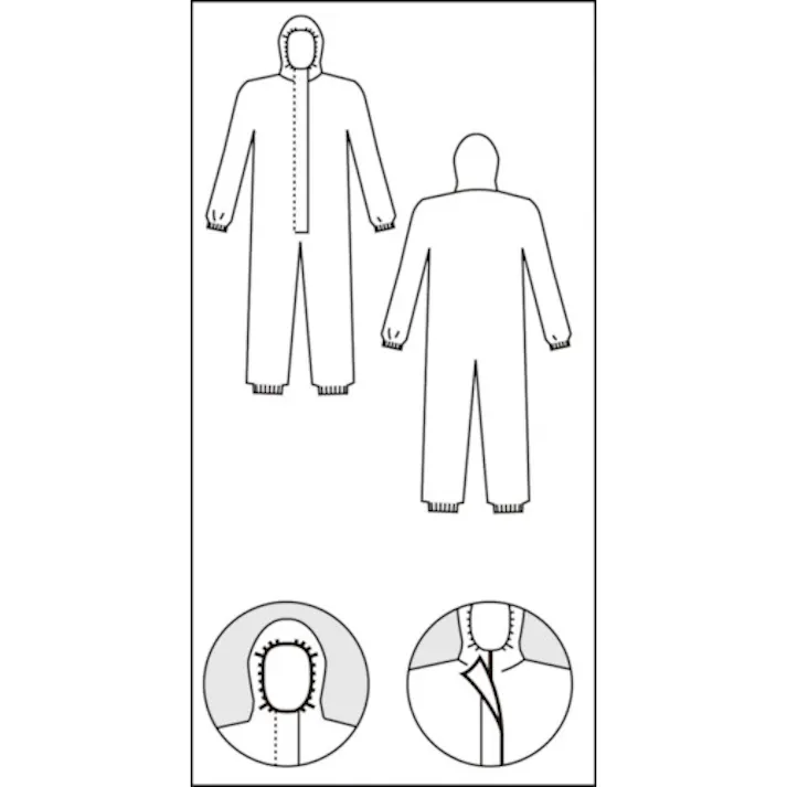 【CAINZ-DASH】アゼアス タイベック(R)製 PEコート続服 5428 3L 5428-3L【別送品】