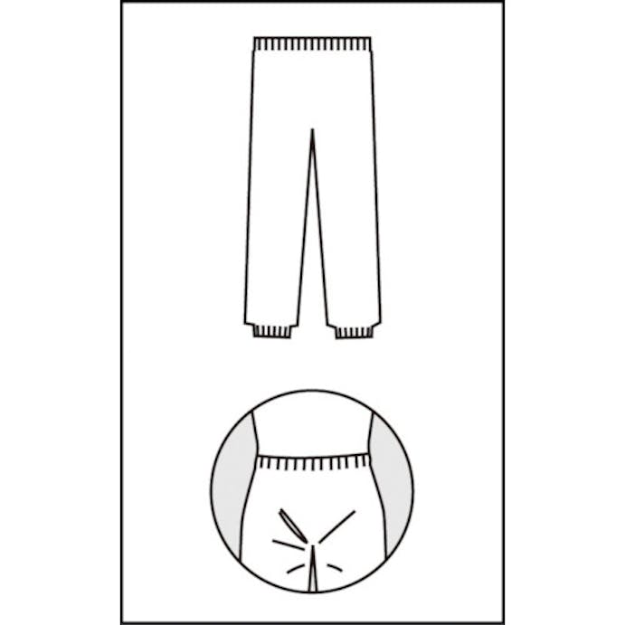 【CAINZ-DASH】アゼアス タイベック（Ｒ）製　ズボン　３５８１　３Ｌサイズ 3581-3L【別送品】