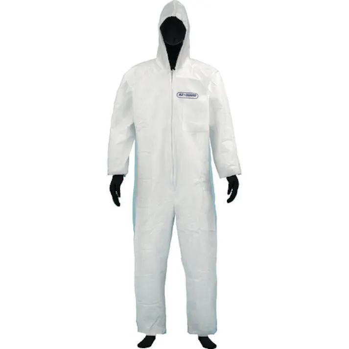 【CAINZ-DASH】アゼアス 使い捨て保護服 SF製 続服 AZ GUARD4000 Lサイズ AZ GUARD4000-L【別送品】