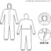 【CAINZ-DASH】アゼアス SMS製 続服 AZ GUARD2000 3Lサイズ AZ GUARD2000-3L【別送品】