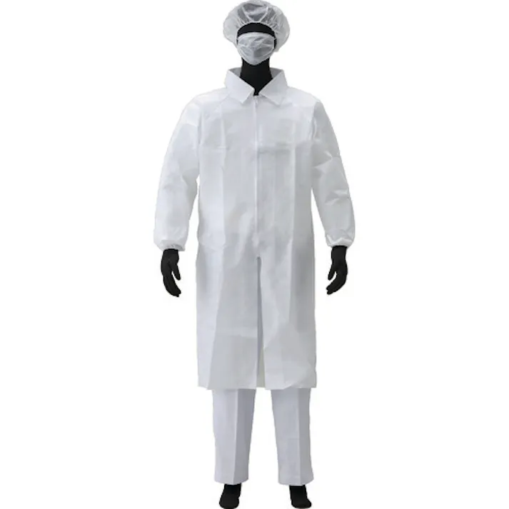 【CAINZ-DASH】アゼアス 白衣3点セット(ファスナー) AZ CLEAN1301 3Lサイズ AZ CLEAN1301-3L【別送品】