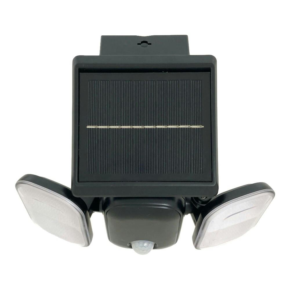 2WAY充電式センサーライト ソーラー式 2灯 DLS-11T200CZ 防犯